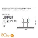 Подвесной светильник Eglo Rufo 90817 - Схема