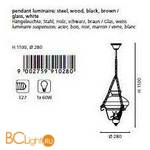 Подвесной светильник Eglo Rustic7 91028 - Схема