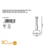 Подвесной светильник Eglo Ryan 90366 - Схема