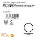 Настенно-потолочный светильник Eglo Salome 7186 - Схема