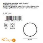 Настенно-потолочный светильник Eglo Salome 7184 - Схема