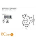 Спот (точечный светильник) Eglo Salti 92607 - Схема