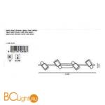 Спот (точечный светильник) Eglo Salti 92608 - Схема