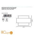 Настенный светильник Eglo Sania 91342 - Схема