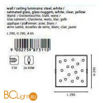 Настенно-потолочный светильник Eglo Santiago1 87311 - Схема