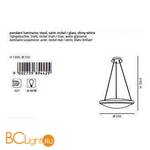 Подвесной светильник Eglo Saturnia 89442 - Схема