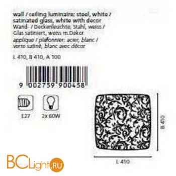 Настенно-потолочный светильник Eglo Scalea1 90045 - Схема