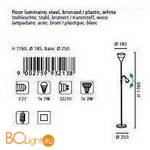 Торшер Eglo Spello2 93213 - Схема