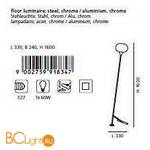 Торшер Eglo Stazzo 91834 - Схема
