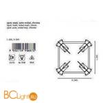 Спот (точечный светильник) Eglo Tamara 90687 - Схема