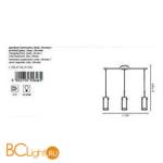 Подвесной светильник Eglo Tarolo 92846 - Схема