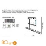 Подвесной светильник Eglo Tight 91068 - Схема