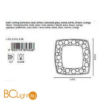 Настенно-потолочный светильник Eglo Toleda 89324 - Схема
