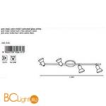 Спот (точечный светильник) Eglo Tommaso 92617 - Схема