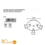 Спот (точечный светильник) Eglo Tommaso 92616 - Схема