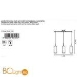 Подвесной светильник Eglo Troy 4 93195 - Схема