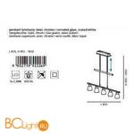 Подвесной светильник Eglo Tufara 92226 - Схема