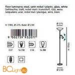 Торшер Eglo Up5 93207 - Схема