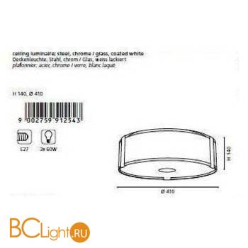 Потолочный светильник Eglo Varano 91254 - Схема