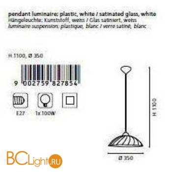 Подвесной светильник Eglo Vetro 82785 - Схема