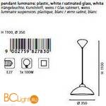 Подвесной светильник Eglo Vetro 82783 - Схема