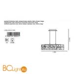 Подвесной светильник Eglo Wok 90945 - Схема