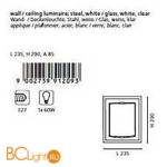 Настенно-потолочный светильник Eglo Zemo1 91209 - Схема