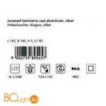 Встраиваемый спот (точечный светильник) Eglo Zimba Led 89545 - Схема