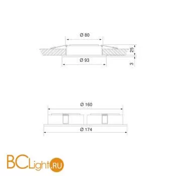 Встраиваемый светильник Elektrostandard 1011 a029903 - Фото 0