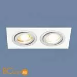 Встраиваемый светильник Elektrostandard 1051/2 WH белый a035244 - Фото 2