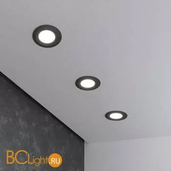 Встраиваемый светильник Elektrostandard 110 MR16 черный a053332 - Фото 0