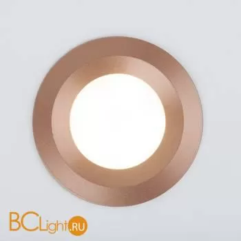 Встраиваемый светильник Elektrostandard 110 MR16 золотой a053333 - Фото 4