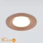 Встраиваемый светильник Elektrostandard 110 MR16 золотой a053333
