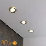 Встраиваемый светильник Elektrostandard 110 MR16 золотой a053333 - Фото 0