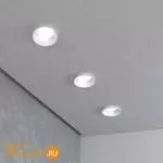 Встраиваемый светильник Elektrostandard 111 MR16 серебро a053335 - Фото 0