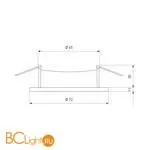 Встраиваемый светильник Elektrostandard 111 MR16 серебро a053335 - Фото 2
