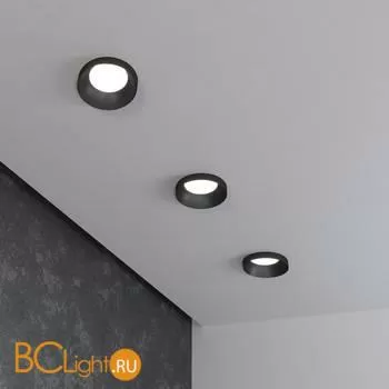 Встраиваемый светильник Elektrostandard 111 MR16 черный a053336 - Фото 1