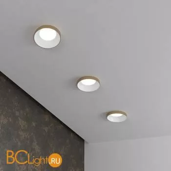 Встраиваемый светильник Elektrostandard 112 MR16 белый/золото a053338 - Фото 1