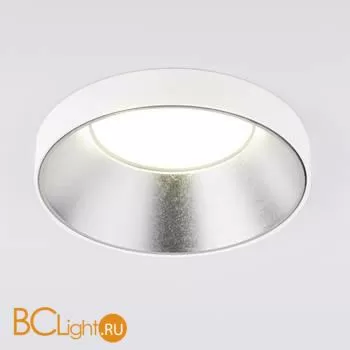 Встраиваемый светильник Elektrostandard 112 MR16 серебро/белый a053340