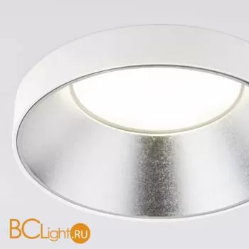 Встраиваемый светильник Elektrostandard 112 MR16 серебро/белый a053340 - Фото 0