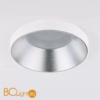 Встраиваемый светильник Elektrostandard 112 MR16 серебро/белый a053340 - Фото 1