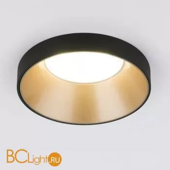 Встраиваемый светильник Elektrostandard 112 MR16 золото/черный a053341