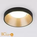 Встраиваемый светильник Elektrostandard 112 MR16 золото/черный a053341