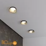 Встраиваемый светильник Elektrostandard 112 MR16 золото/черный a053341 - Фото 0