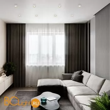 Встраиваемый светильник Elektrostandard 113 MR16 золото/белый a053343 - Фото 2