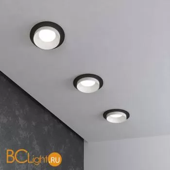 Встраиваемый светильник Elektrostandard 114 MR16 белый/черный a053344 - Фото 1