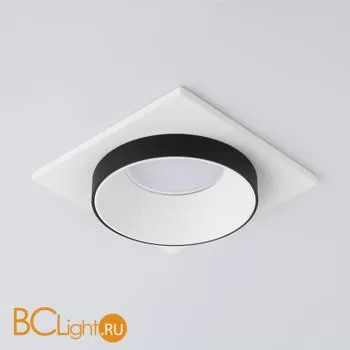 Встраиваемый светильник Elektrostandard 116 MR16 белый/черный a053345 - Фото 0