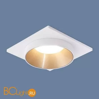 Встраиваемый светильник Elektrostandard 116 MR16 золото/белый a053346 - Фото 4