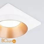 Встраиваемый светильник Elektrostandard 116 MR16 золото/белый a053346 - Фото 1