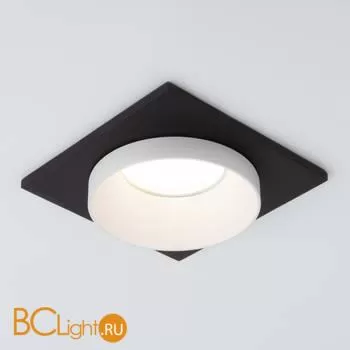 Встраиваемый светильник Elektrostandard 117 MR16 белый/черный a053347